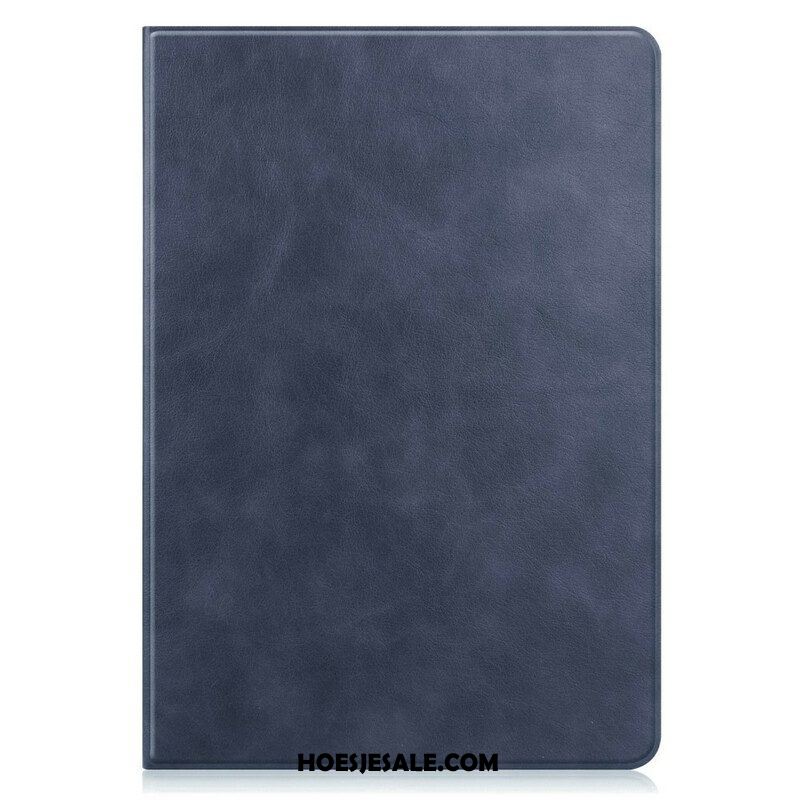 Cover voor Samsung Galaxy Tab S8 Plus / Tab S7 Plus Klassiek Kunstleer