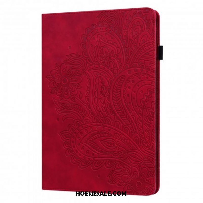 Cover voor Samsung Galaxy Tab S8 / Tab S7 Bloemenprint