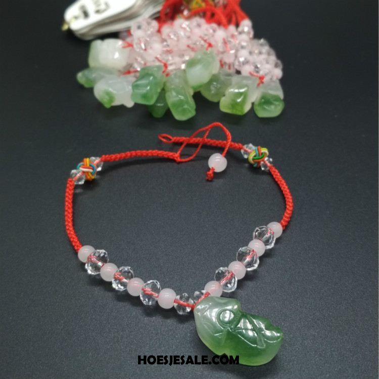 Enkelbandjes Dames Groen Accessoires Lovers Vrouwen Weven Korting