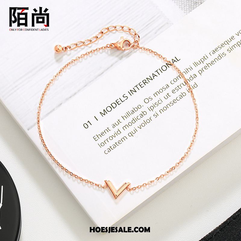 Enkelbandjes Dames Vrouwen Vlinderdas Kleur Rose Goud Mode Goedkoop