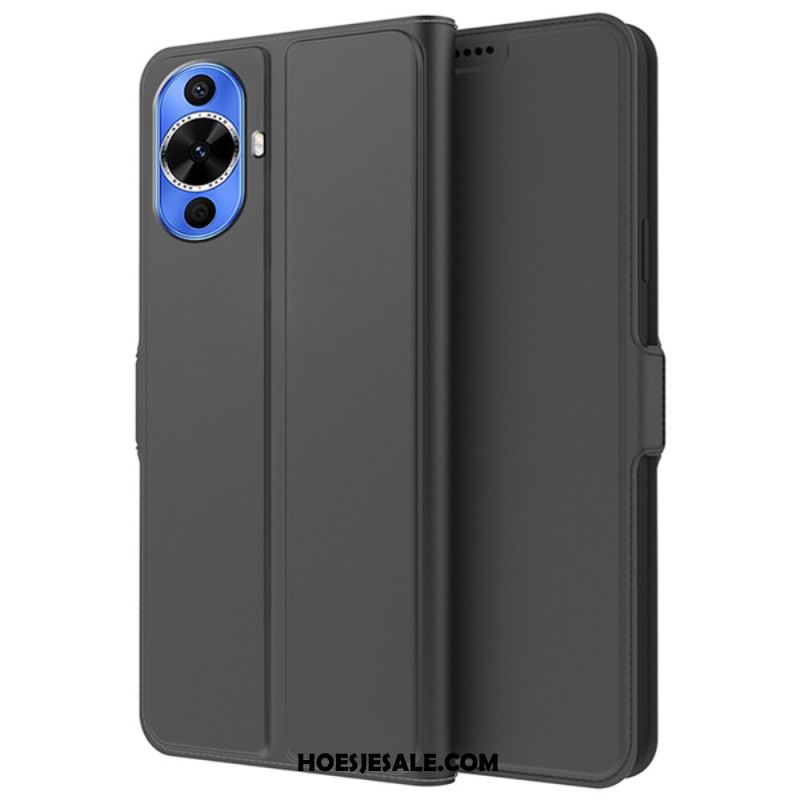Flip Case Leren Huawei Nova 12s Ultrafijn