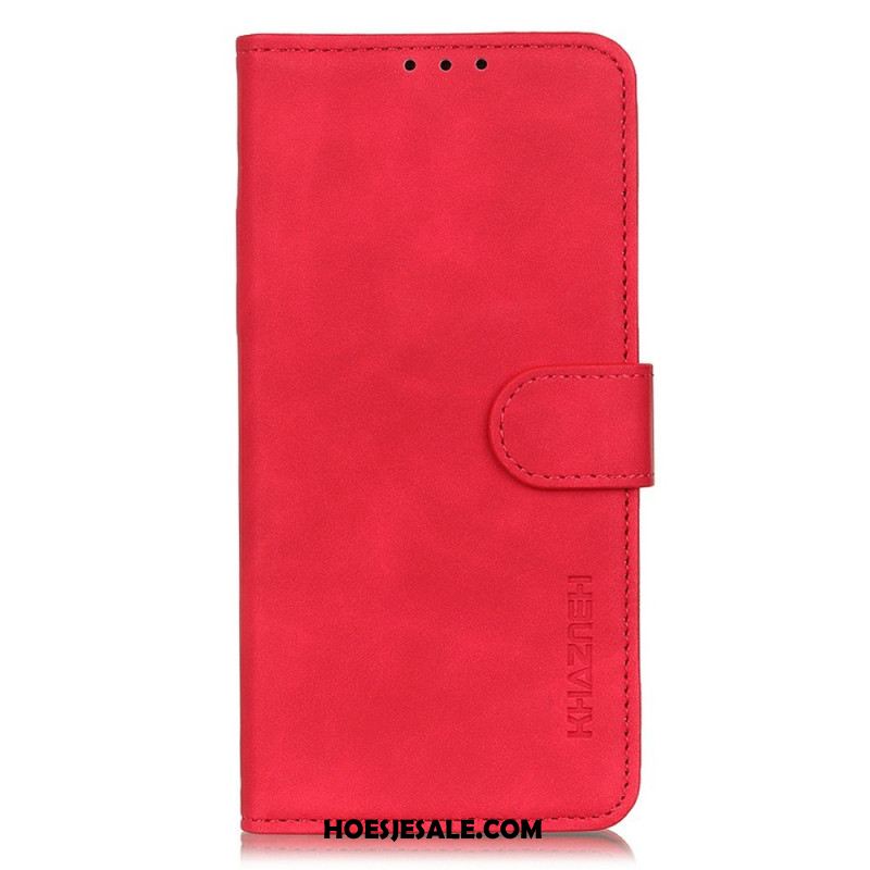 Flip Case Leren Oneplus 13 Suède-effect Khazneh