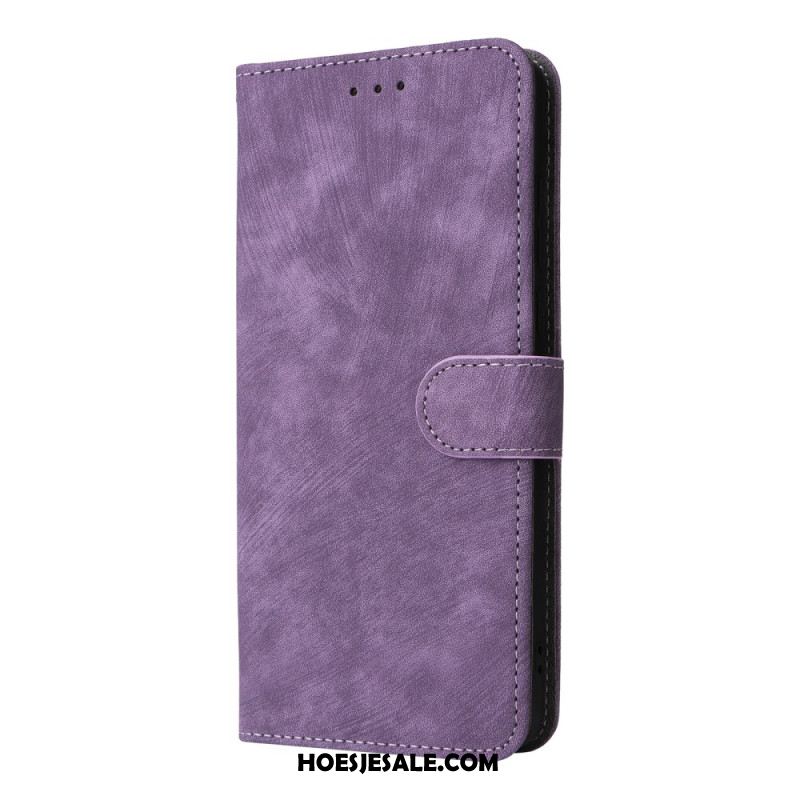 Flip Case Leren Oneplus 13 Suède-effect Met Rfid-bescherming