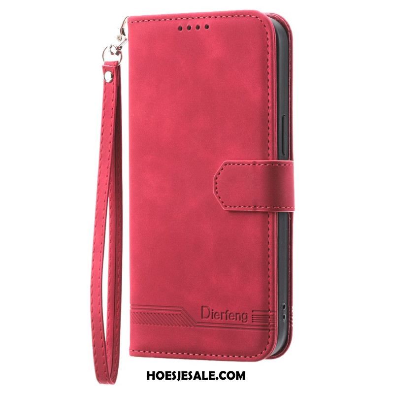 Flip Case Leren Oneplus 13r Dierfeng