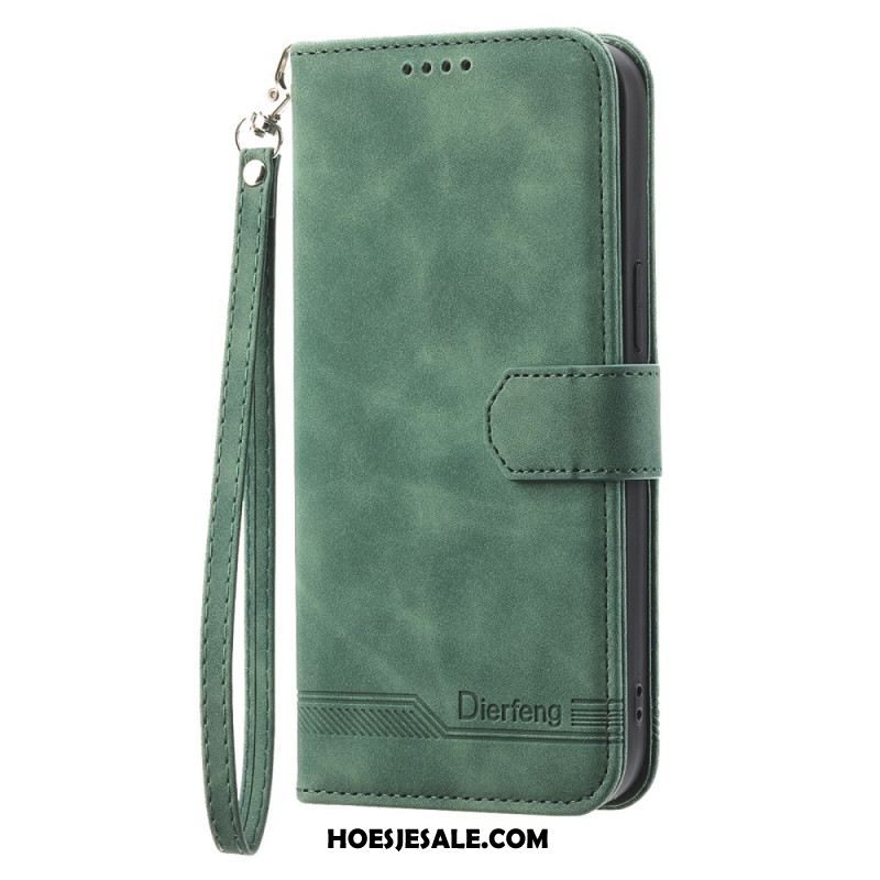 Flip Case Leren Oneplus 13r Dierfeng