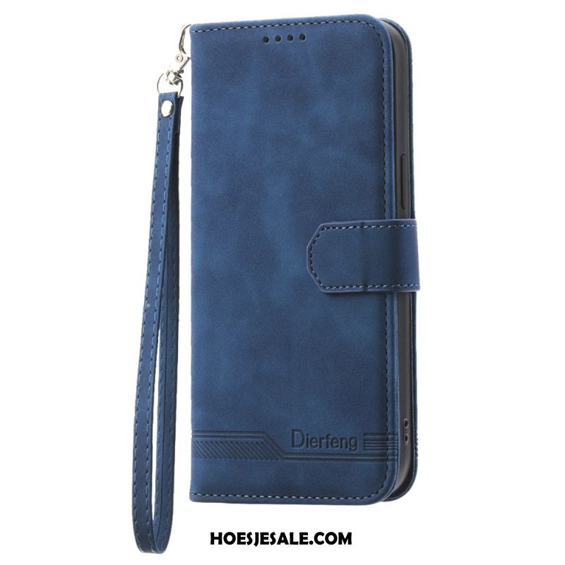 Flip Case Leren Oneplus 13r Dierfeng