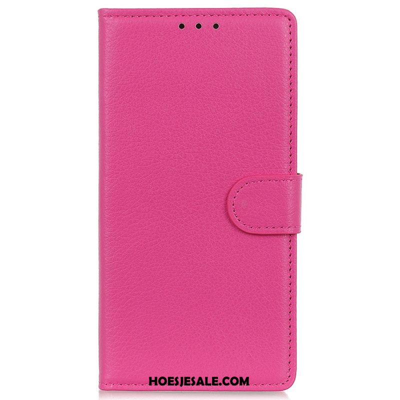 Flip Case Leren Oneplus 13r Klassiek