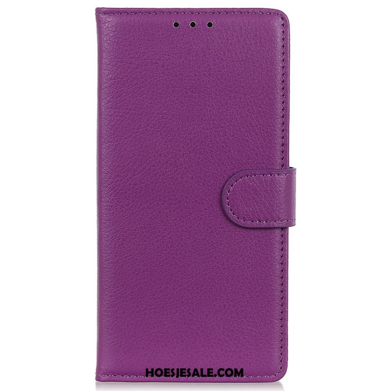 Flip Case Leren Oneplus 13r Klassiek