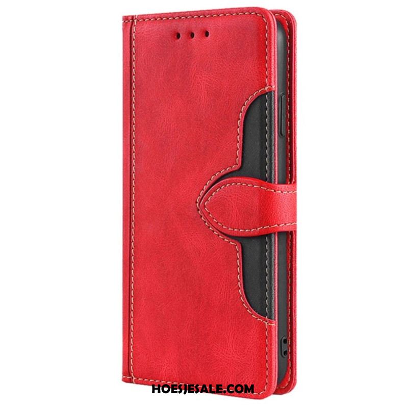 Flip Case Leren Oneplus Nord 5 Bloemenprint