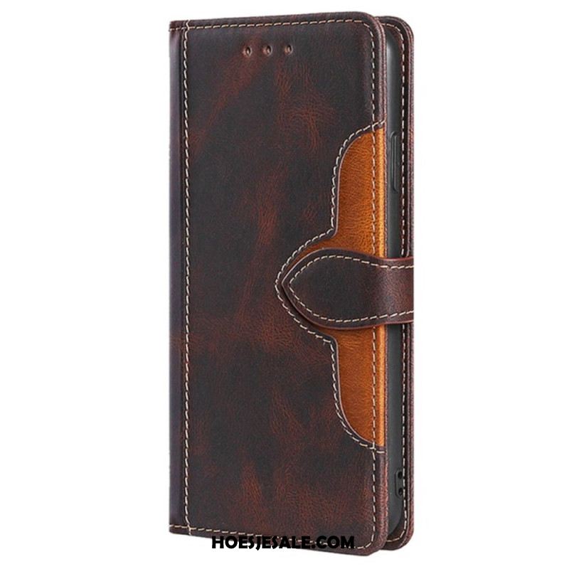 Flip Case Leren Oneplus Nord 5 Bloemenprint