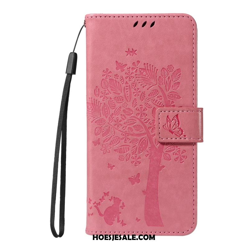 Flip Case Leren Oneplus Nord 5 Krabpaal