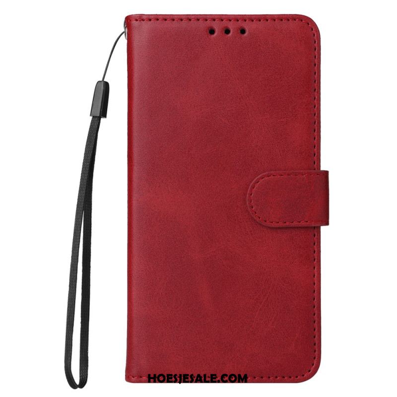 Flip Case Leren Oppo A98 5g Verenigd Met Riem