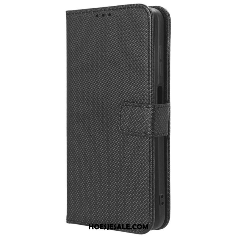 Flip Case Leren Oppo Find N3 Bevestigingspunten Voor Draagkoord