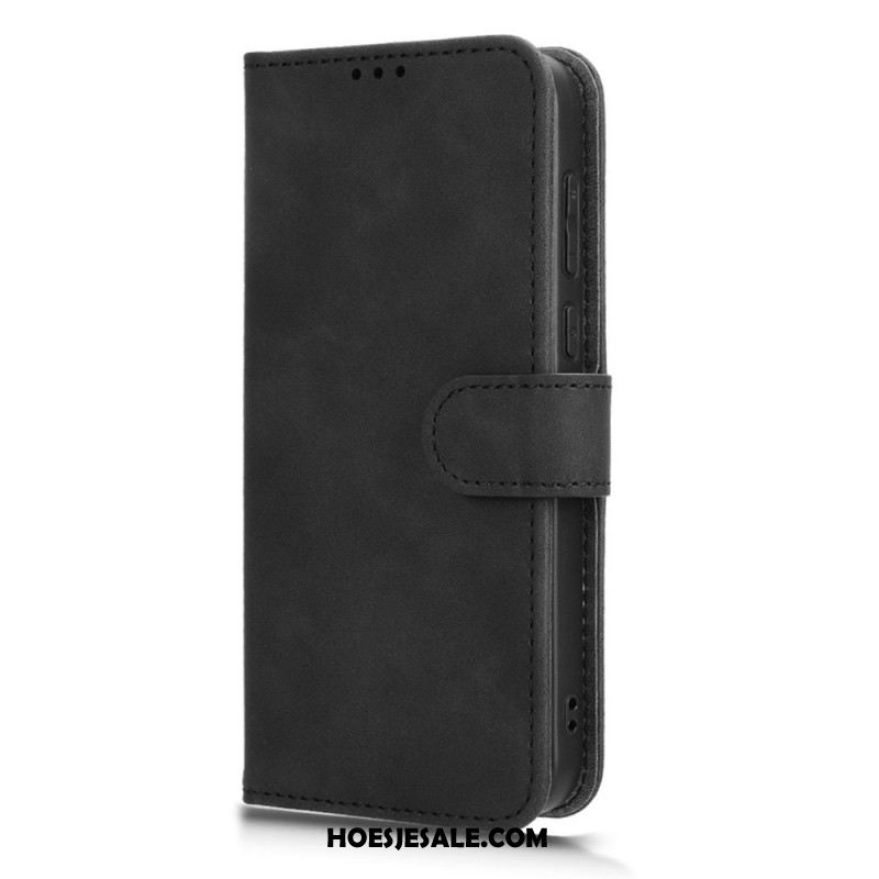 Flip Case Leren Oppo Find X8 Suède-effect