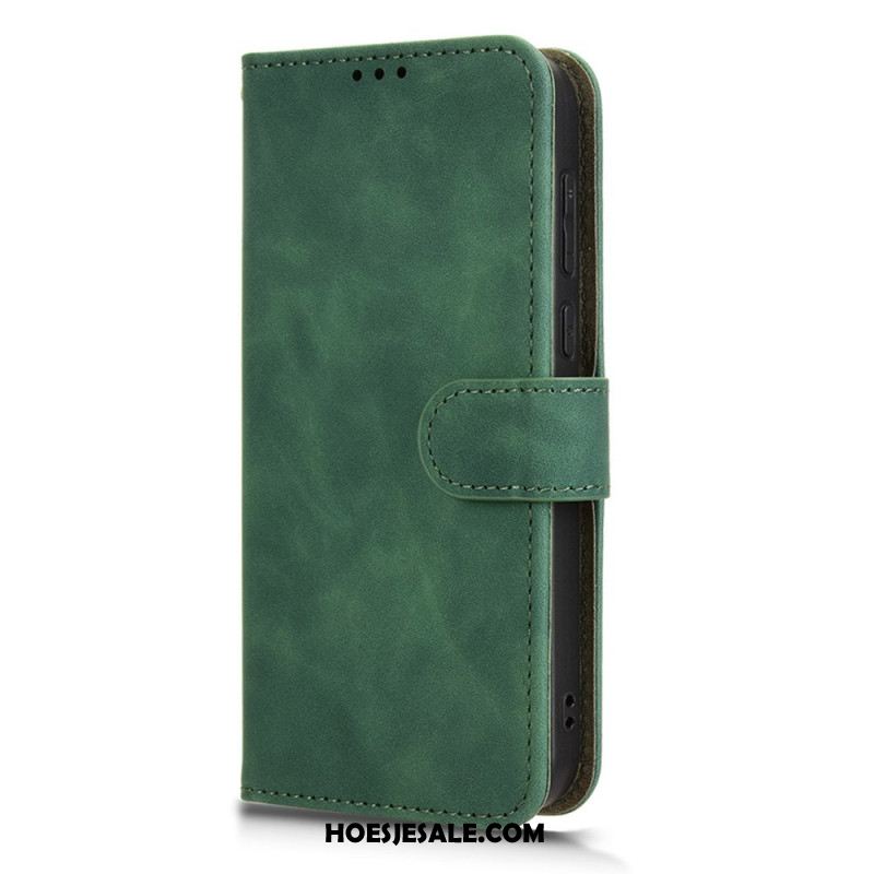 Flip Case Leren Oppo Find X8 Suède-effect