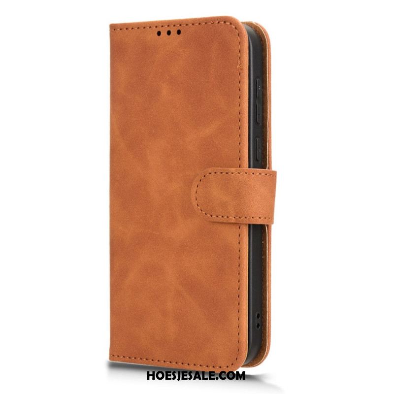 Flip Case Leren Oppo Find X8 Suède-effect