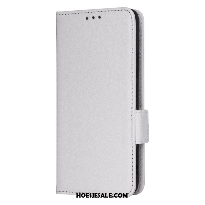 Flip Case Leren Samsung Galaxy S25 5g Edge Kunstleer Met Bandje