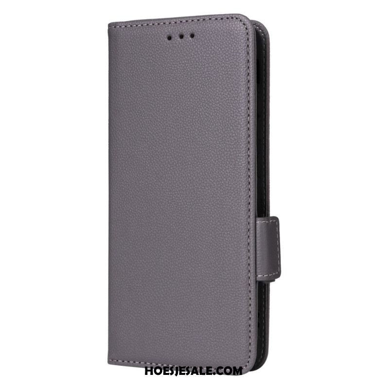 Flip Case Leren Samsung Galaxy S25 5g Edge Kunstleer Met Bandje