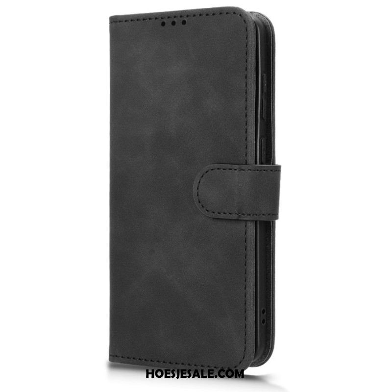 Flip Case Leren Samsung Galaxy S25 5g Edge Suède-effect