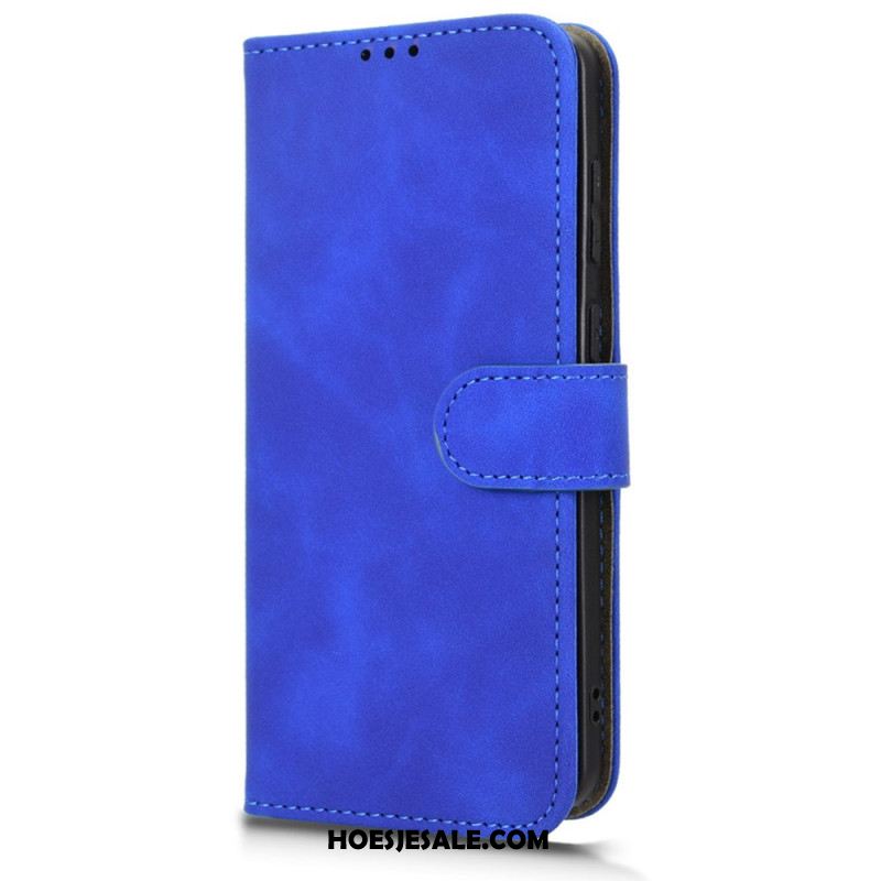 Flip Case Leren Samsung Galaxy S25 5g Edge Suède-effect