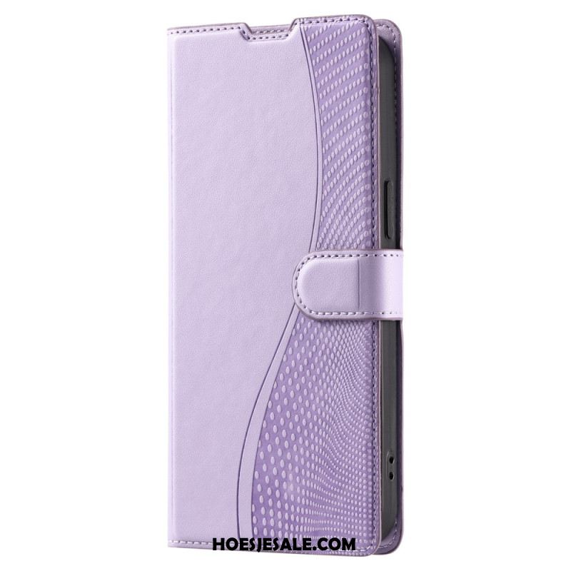 Flip Case Leren Samsung Galaxy S25 5g Polkadotprint