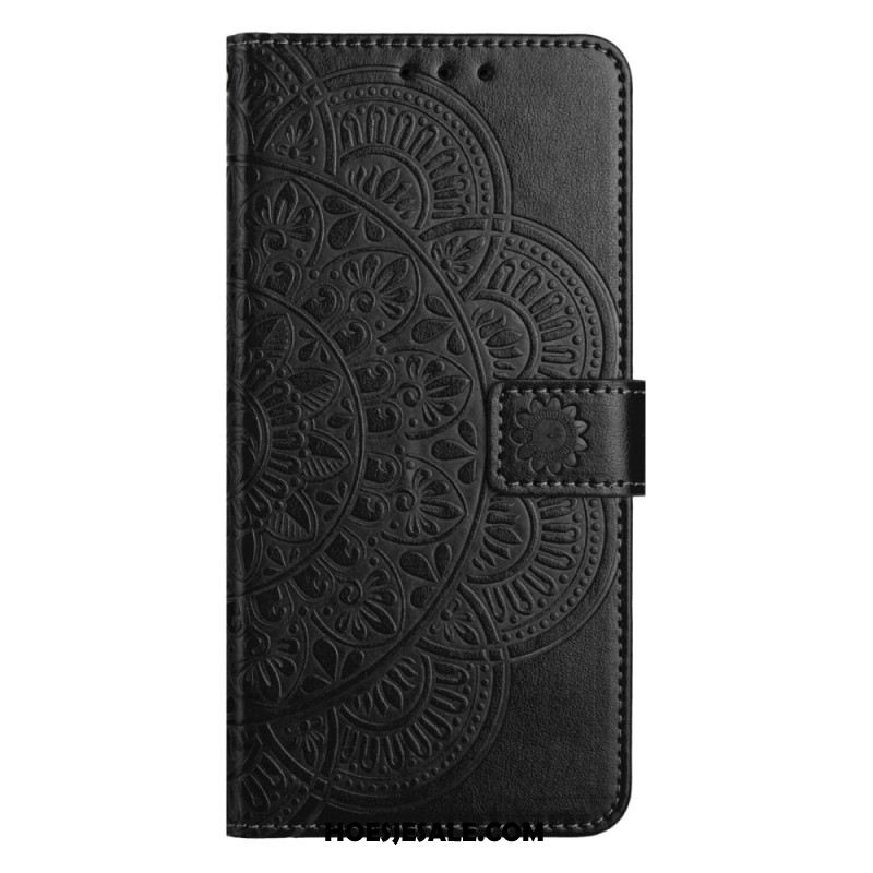 Flip Case Leren Samsung Galaxy S25 Fe Mandala-print