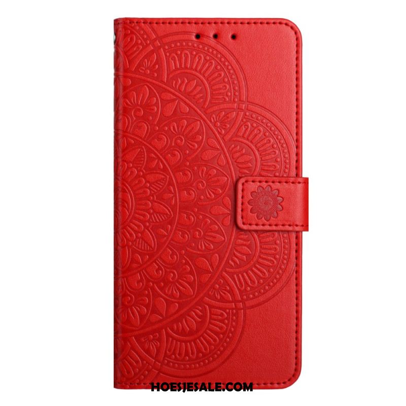 Flip Case Leren Samsung Galaxy S25 Fe Mandala-print