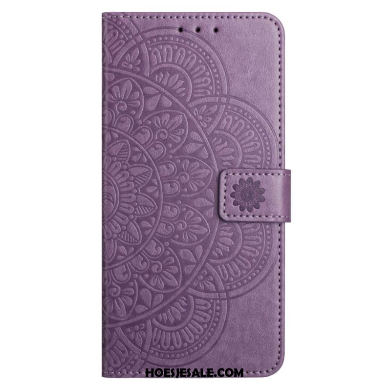 Flip Case Leren Samsung Galaxy S25 Fe Mandala-print