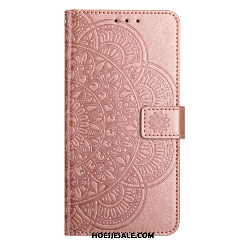 Flip Case Leren Samsung Galaxy S25 Fe Mandala-print