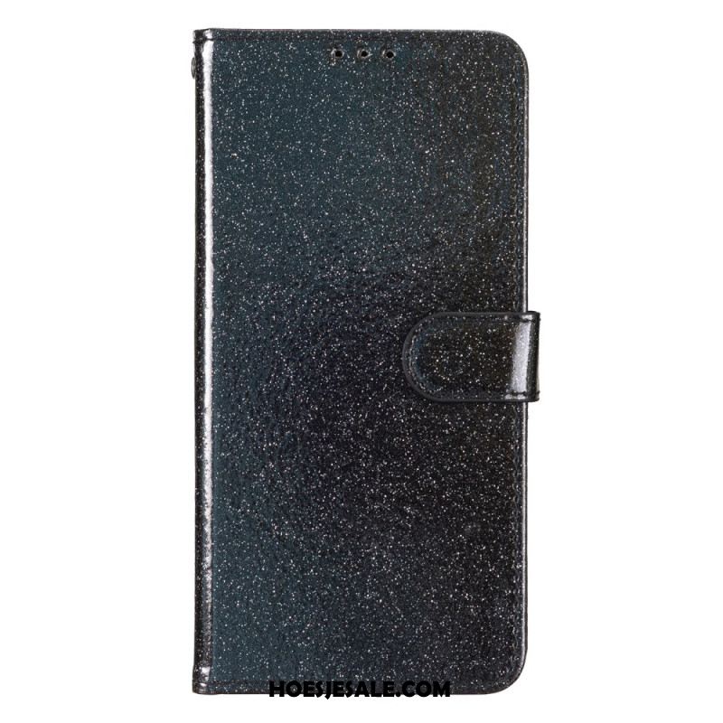 Flip Case Leren Samsung Galaxy S25 Fe Pailletten