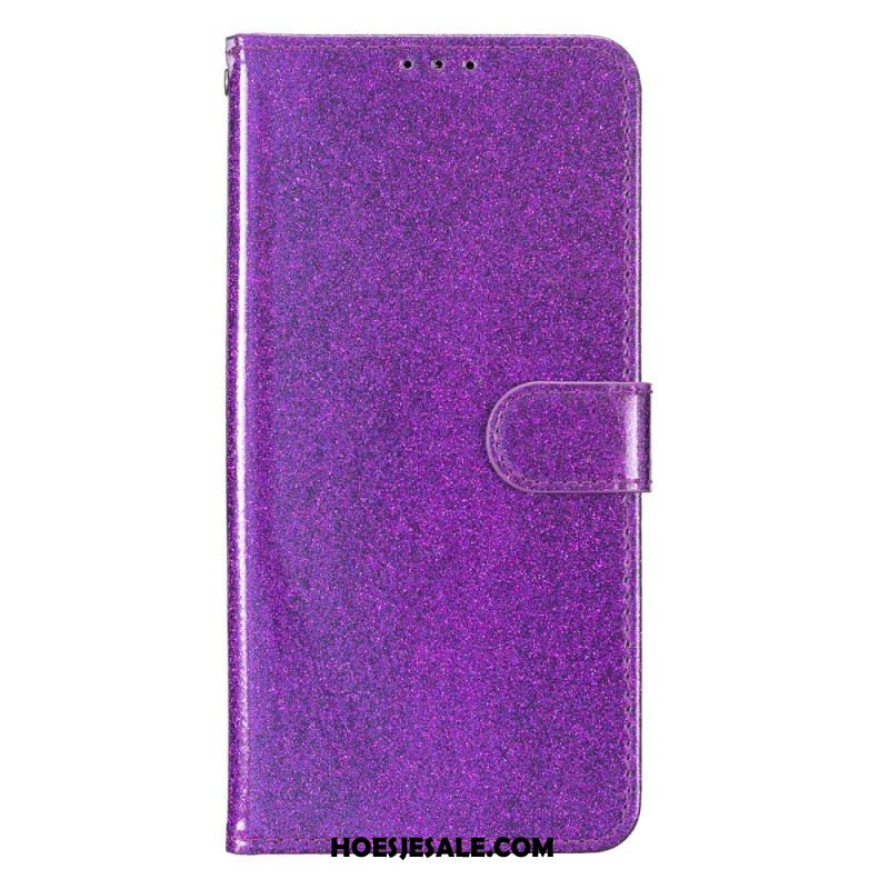 Flip Case Leren Samsung Galaxy S25 Fe Pailletten