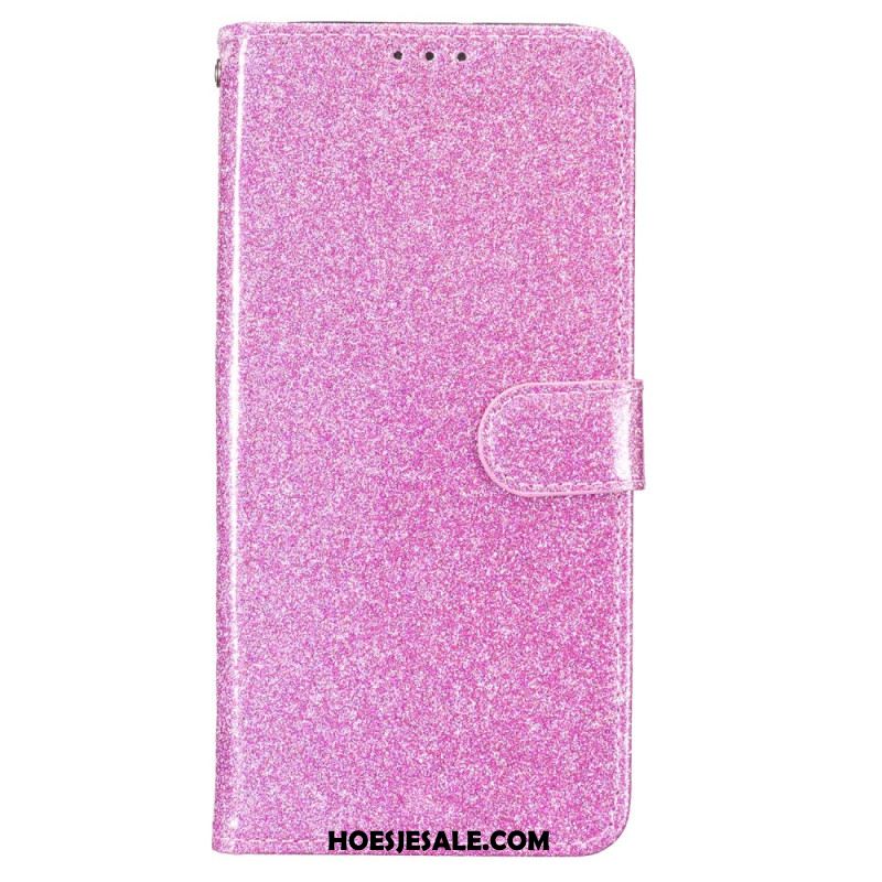 Flip Case Leren Samsung Galaxy S25 Fe Pailletten
