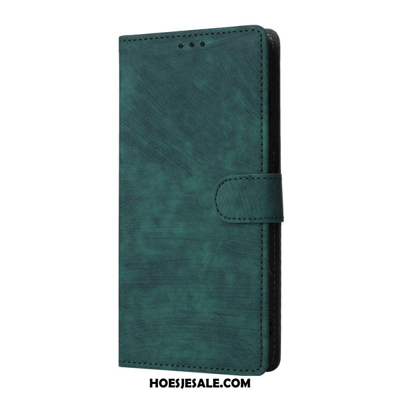 Flip Case Leren Samsung Galaxy S25 Fe Rfid-bescherming (suède-effect)