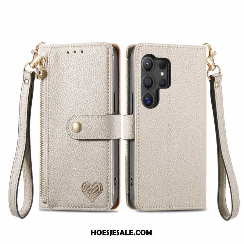 Flip Case Leren Samsung Galaxy S25 Ultra 5g Hart