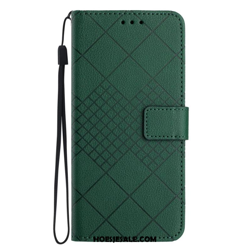Flip Case Leren Samsung Galaxy S26 Diamanten