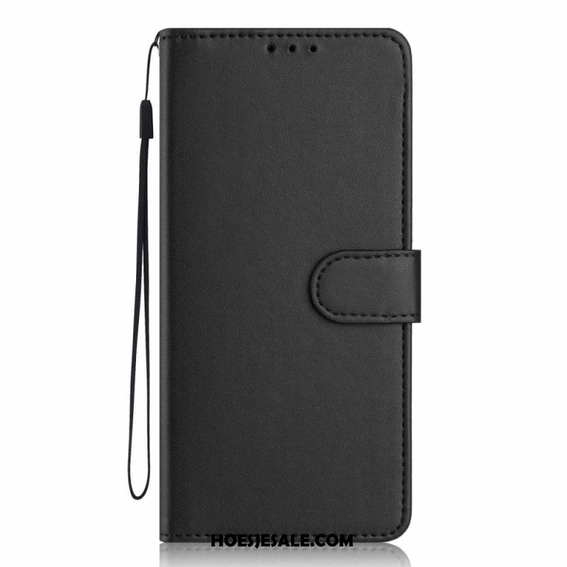 Flip Case Leren Samsung Galaxy S26 Plus Eenvoudige Serie