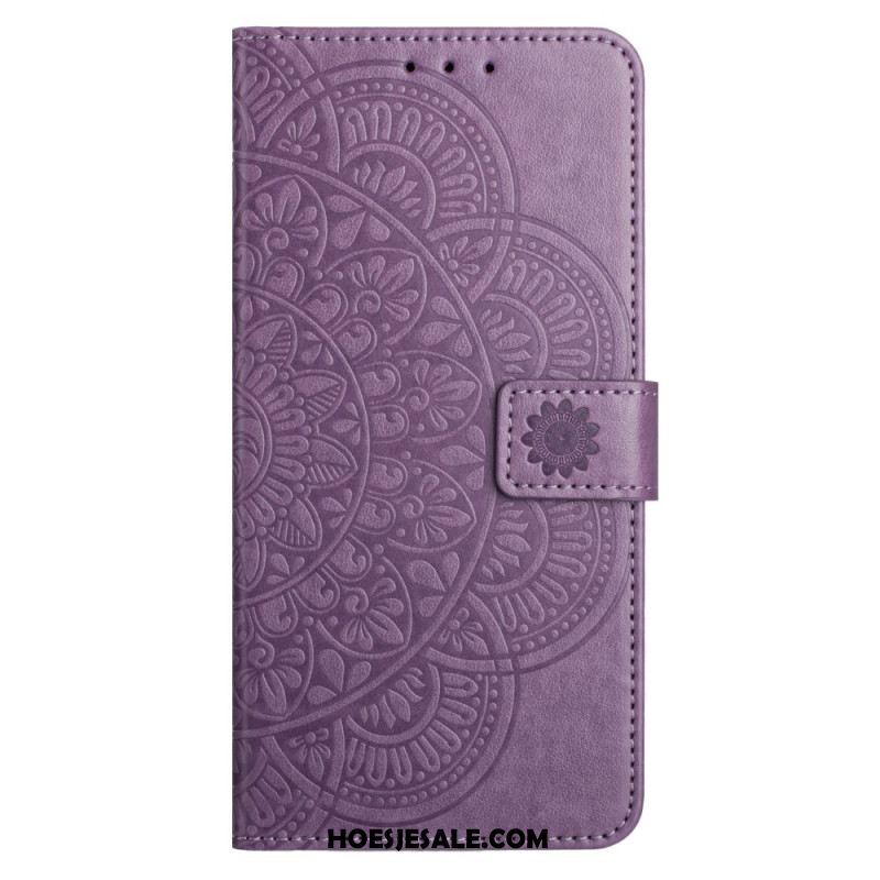 Flip Case Leren Samsung Galaxy S26 Plus Mandala-gravure