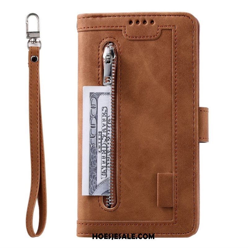 Flip Case Leren Samsung Galaxy S26 Portemonnee Met 9 Kaartsleuven