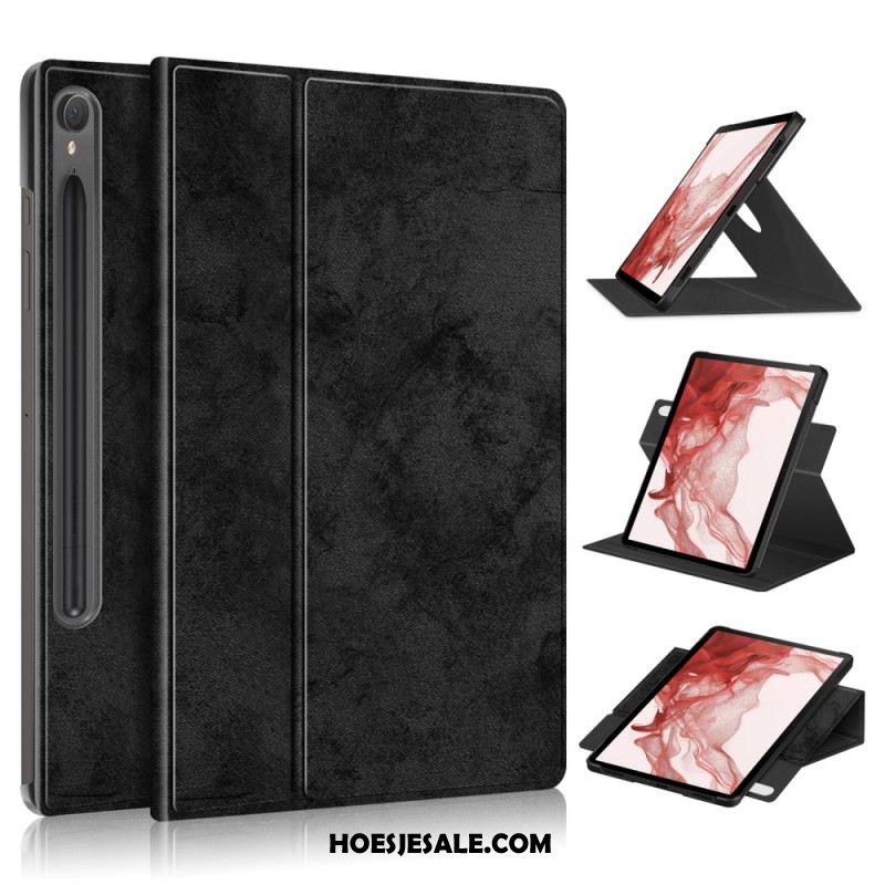 Flip Case Leren Samsung Galaxy Tab S10 Fe Draaibaar
