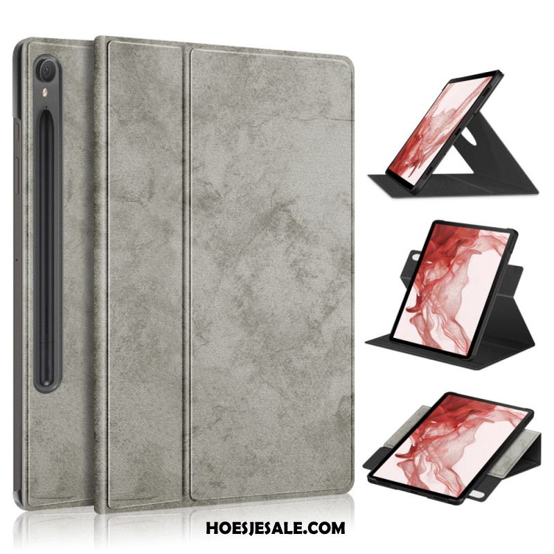 Flip Case Leren Samsung Galaxy Tab S10 Fe Draaibaar