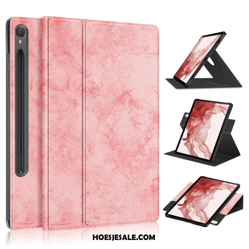 Flip Case Leren Samsung Galaxy Tab S10 Fe Draaibaar