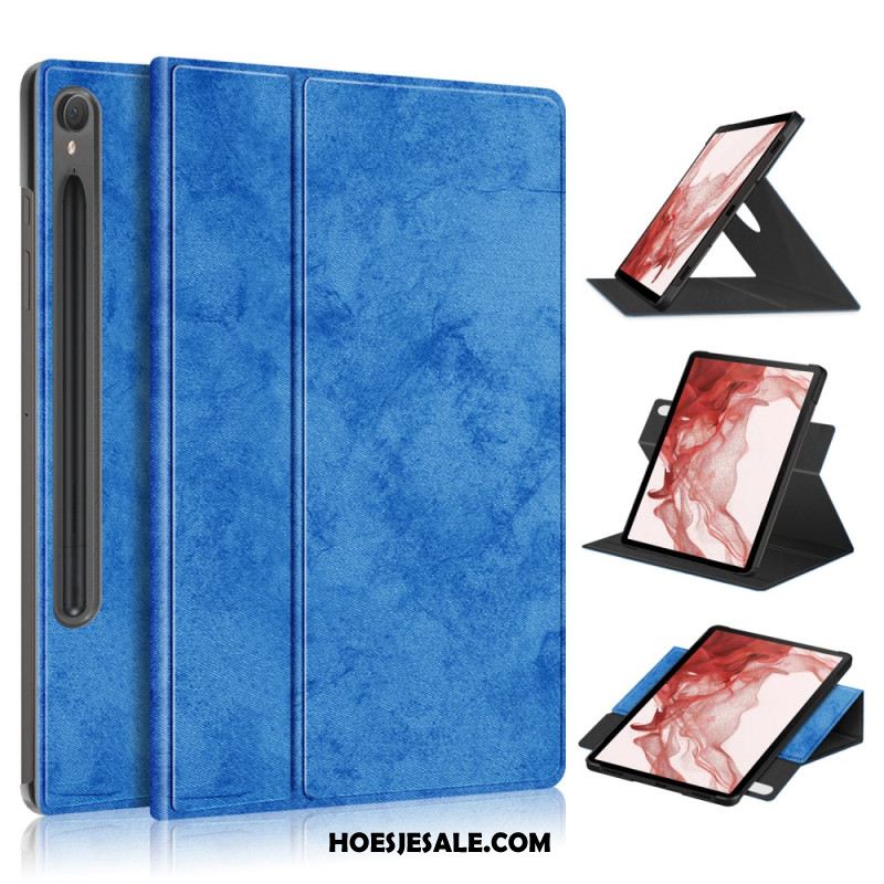 Flip Case Leren Samsung Galaxy Tab S10 Fe Draaibaar