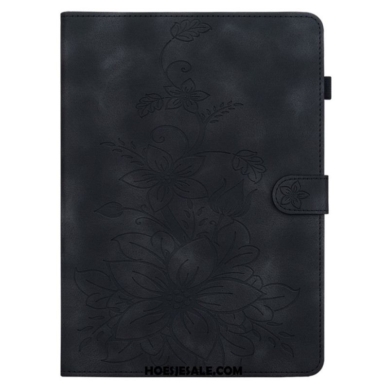Flip Case Leren Samsung Galaxy Tab S10 Plus Fleur-de-lys