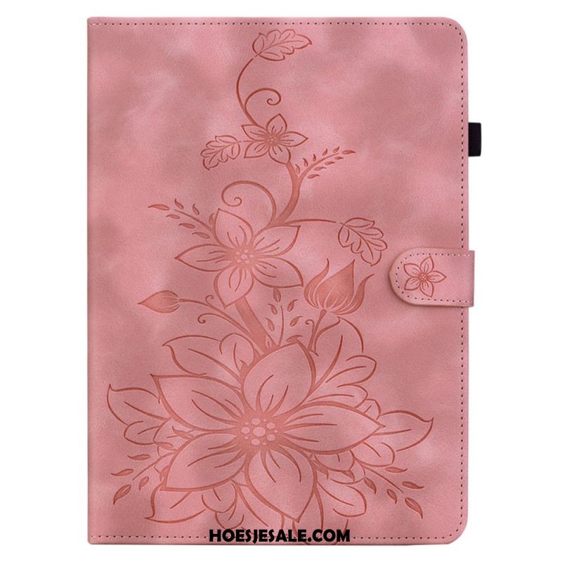 Flip Case Leren Samsung Galaxy Tab S10 Plus Fleur-de-lys