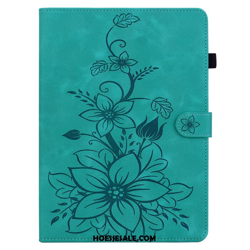 Flip Case Leren Samsung Galaxy Tab S10 Plus Fleur-de-lys