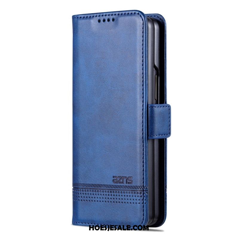Flip Case Leren Samsung Galaxy Z Fold 5 Azns