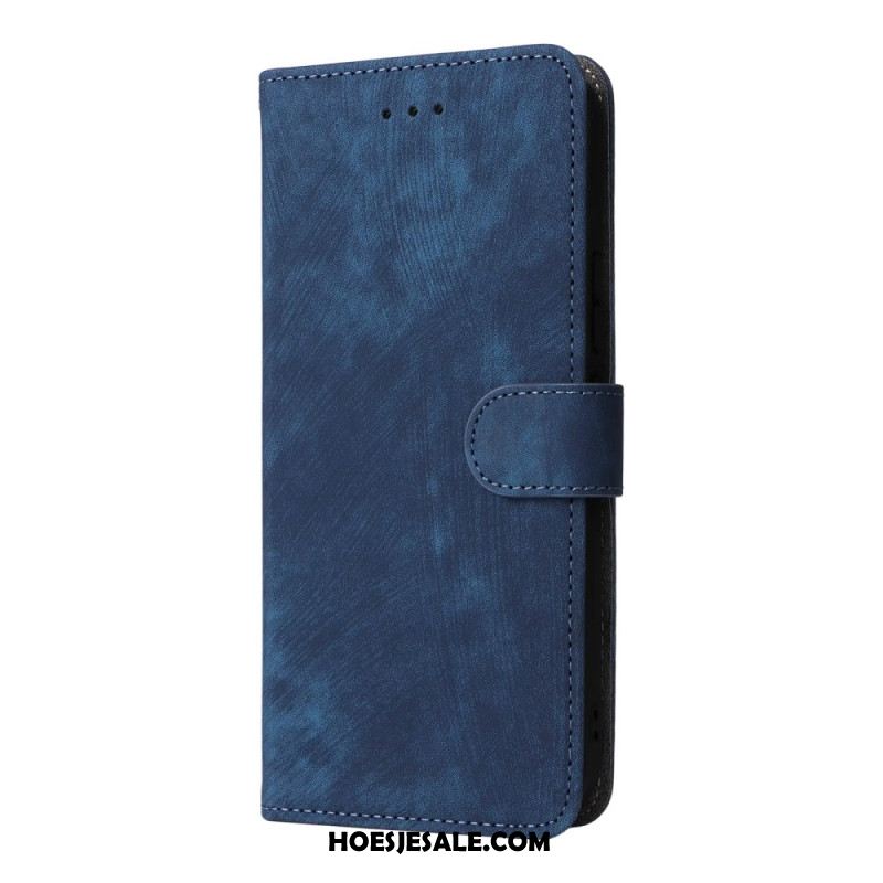 Flip Case Leren Sony Xperia 1 Vii Rfid-bescherming En Bandje