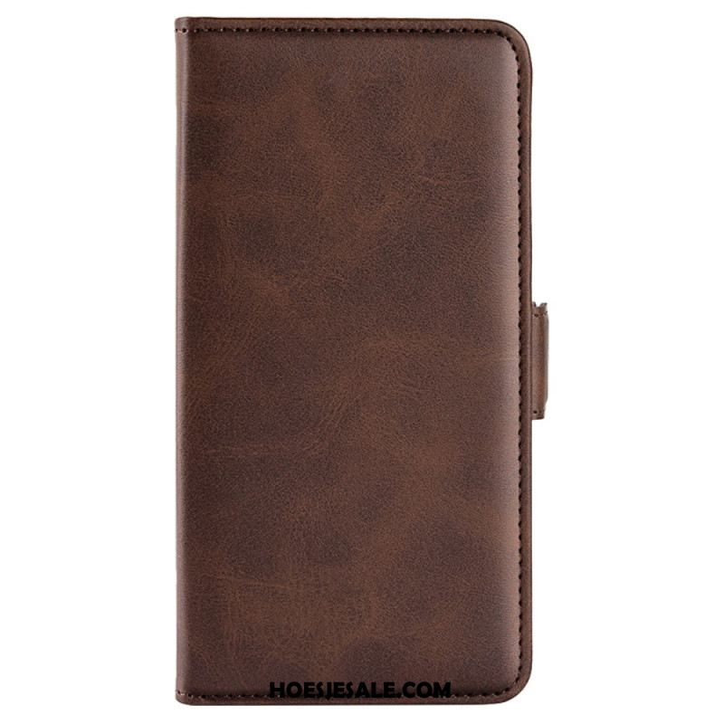 Flip Case Leren Xiaomi 14 Pro Dubbele Magnetische Sluiting