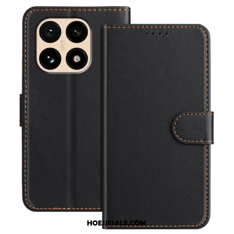 Flip Case Leren Xiaomi 15t Leer-effect