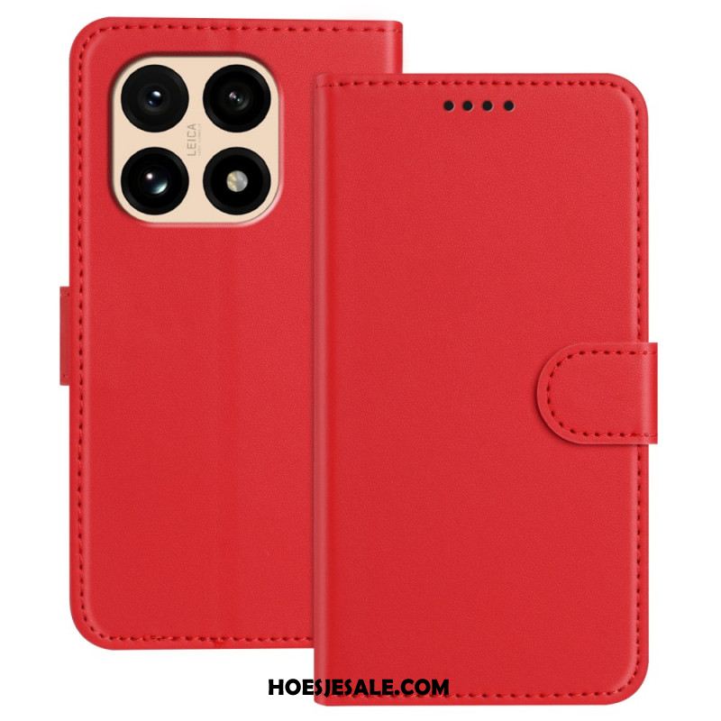 Flip Case Leren Xiaomi 15t Leer-effect